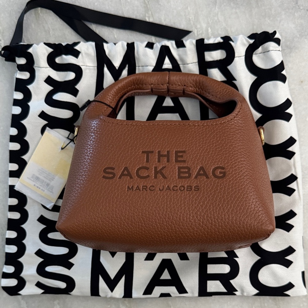 Marc Jacobs Brown The Sack Bag - Picture 5 of 9
